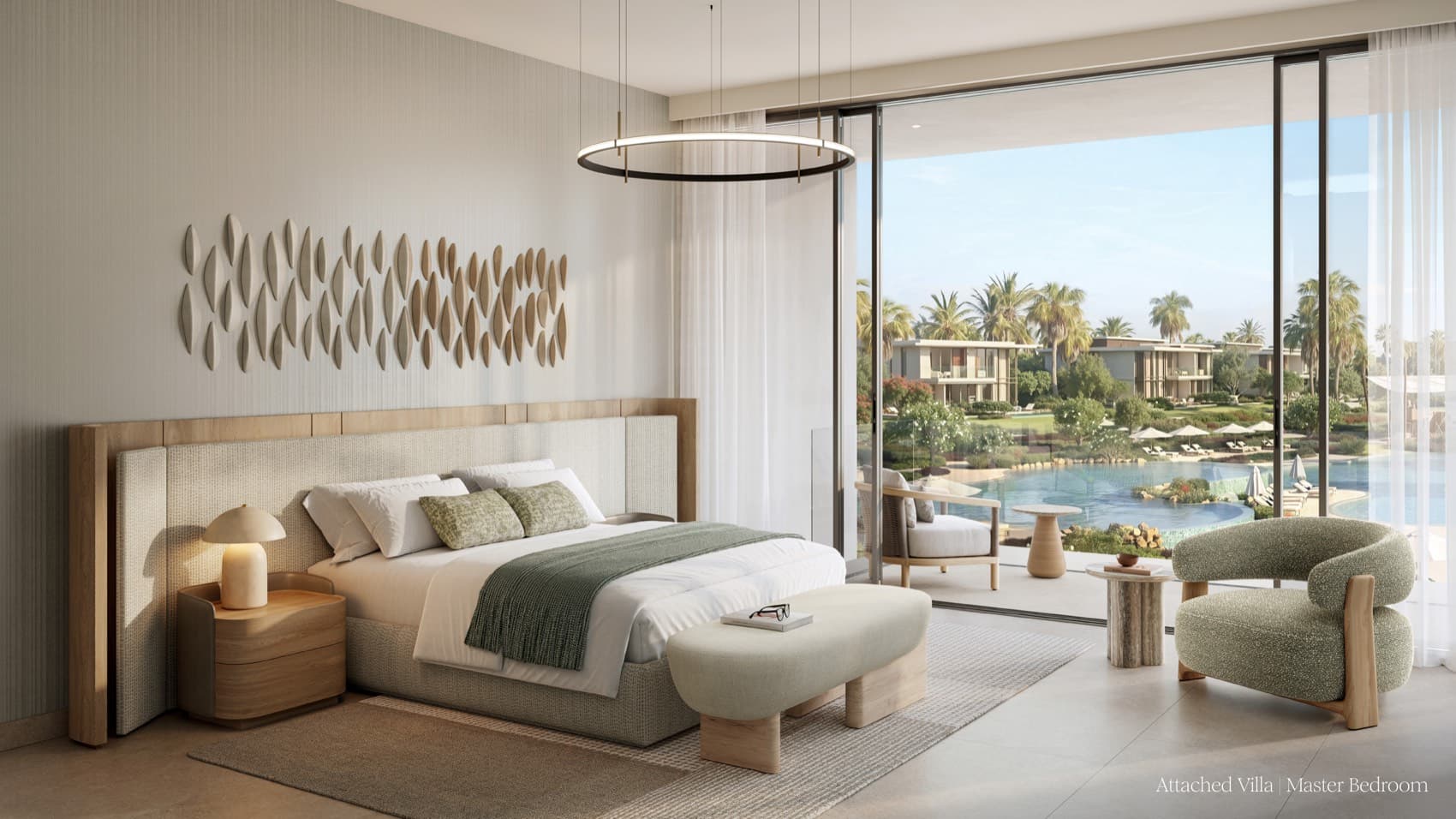 Attached villa · master bedroom — Bay Estate, Dubai Islands