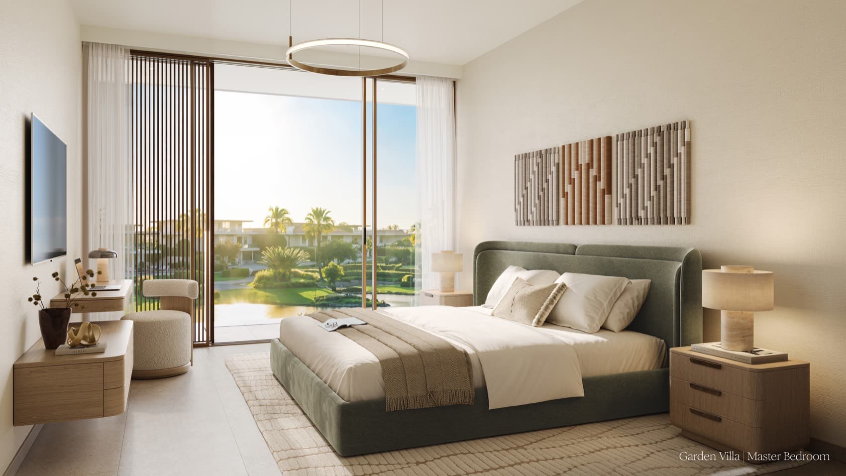 Garden villa · master bedroom — Bay Estate, Dubai Islands